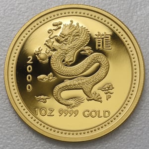 Goldmünze 1oz "Drache" 2000 (PP) Lunar I – Year of the Dragon (Australien) - Hauptansicht