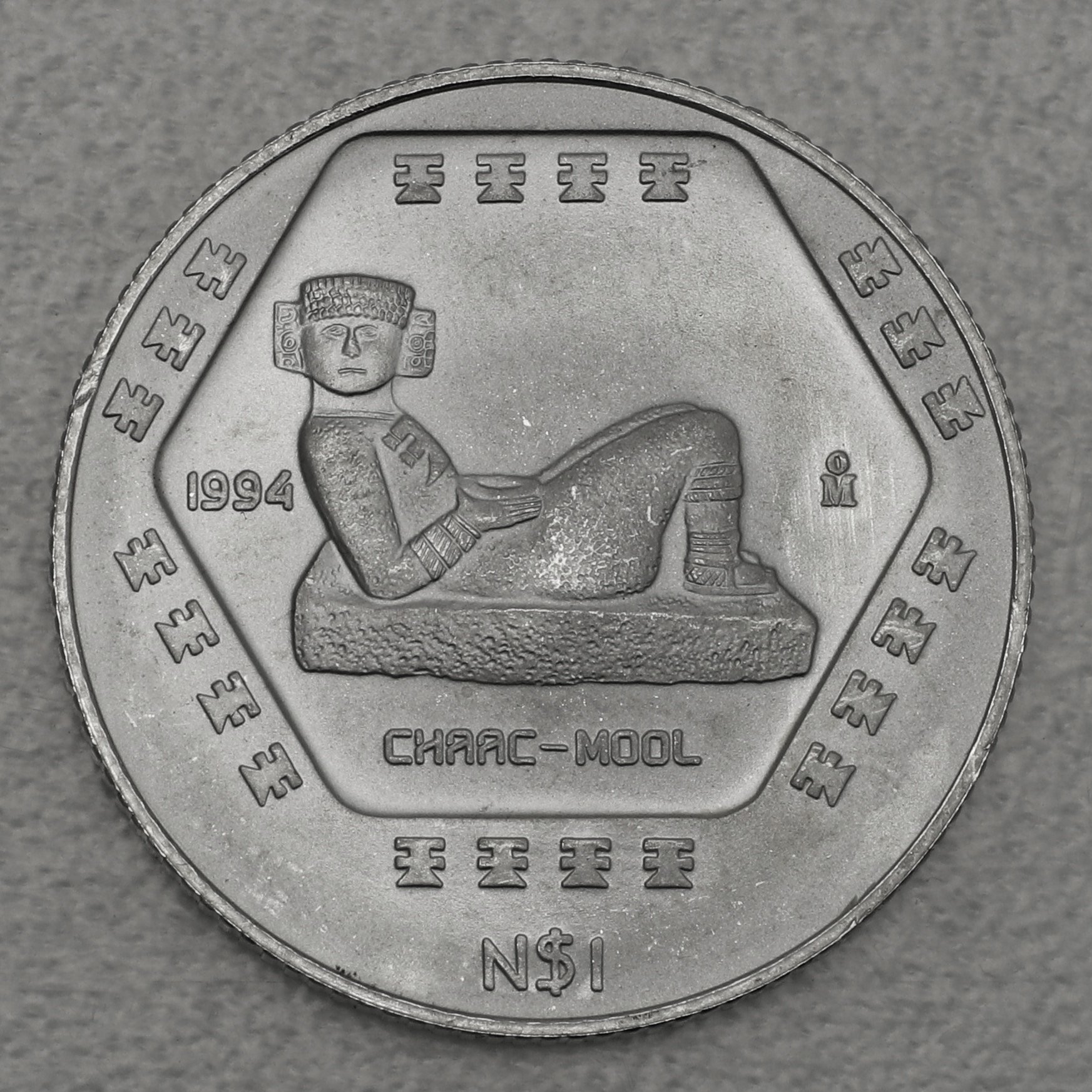 Silbermünze 1/4oz "Chaac Mool" 1994 Präkolumbische Kulturen – Maya (Mexiko) - Hauptansicht