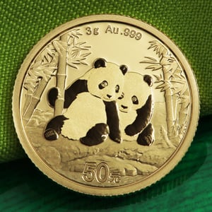 Goldmünze 3g "Panda" 2026 (China) - Miniaturansicht 5