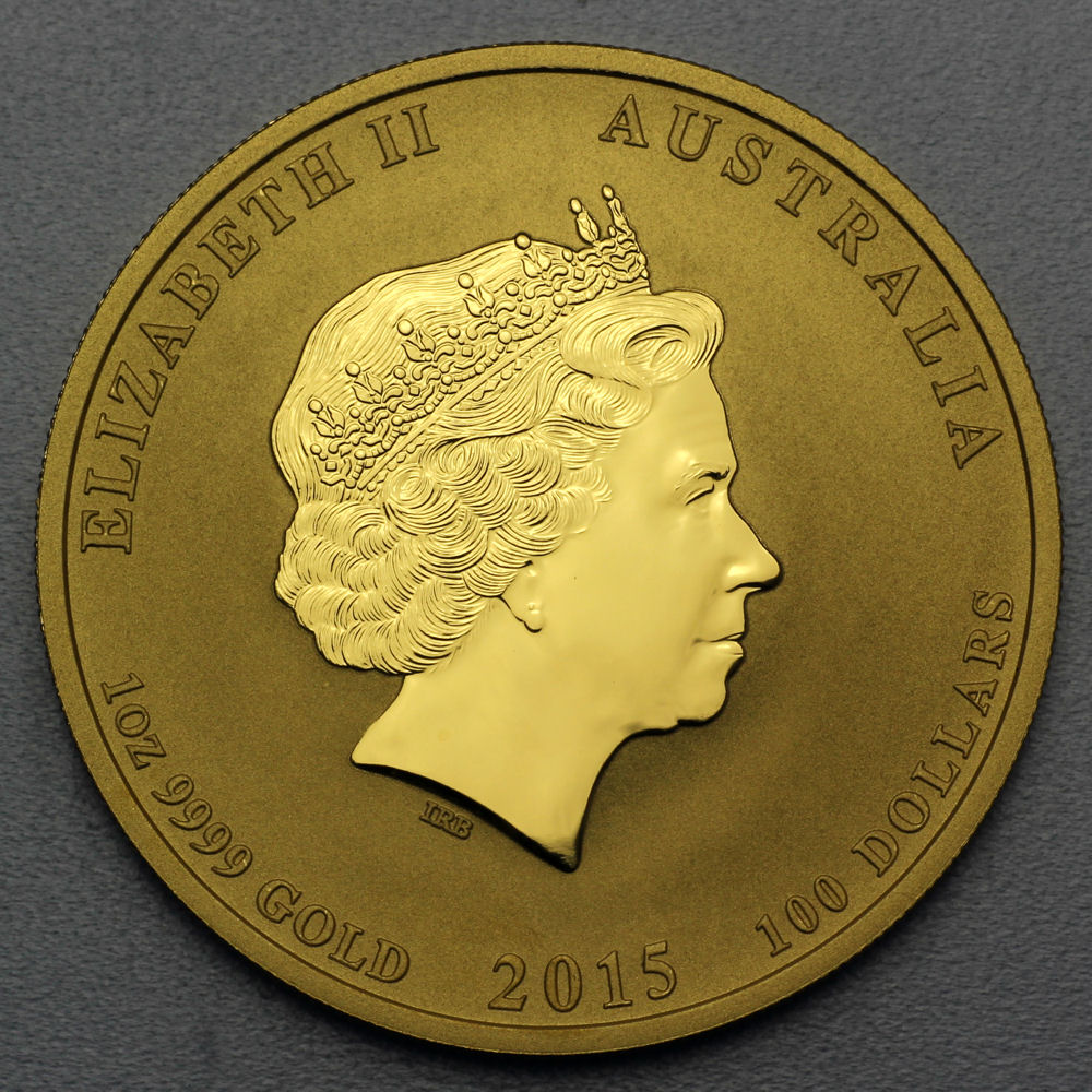 Goldmünze 1oz "Ziege" 2015 Lunar II – Year of the Goat (Australien) - Detailansicht 1