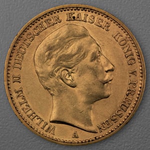 Goldmünze 20 Mark "Wilhelm II." 1888-A J.250 (Preußen) - Hauptansicht