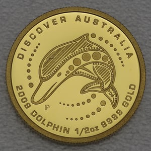 Goldmünze 1/2oz "Dolphin" 2009 Discover Australia (Australien) - Hauptansicht