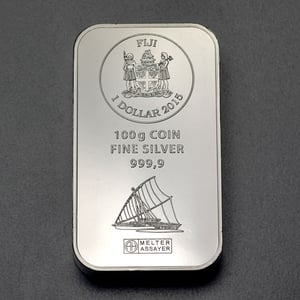 Münzbarren 100g "Fiji" (ARGOR-HERAEUS) geprägt - Miniaturansicht 3