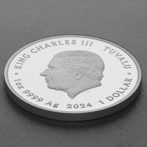 Silbermünze 1oz "Daniel Craig" 2024 (PP/koloriert) James Bond (Tuvalu) - Miniaturansicht 4