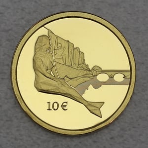 Goldmünze "10 Euro 2021" Melusina (Luxemburg) - Hauptansicht