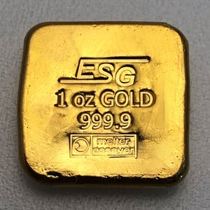 Goldbarren 1oz "Goldknuffel" Au-Gussbarren - Miniaturansicht 2