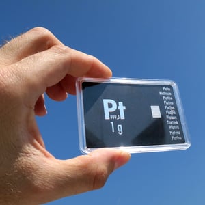 Platinbarren 1g "Pt International" (Motivbox) - Miniaturansicht 2