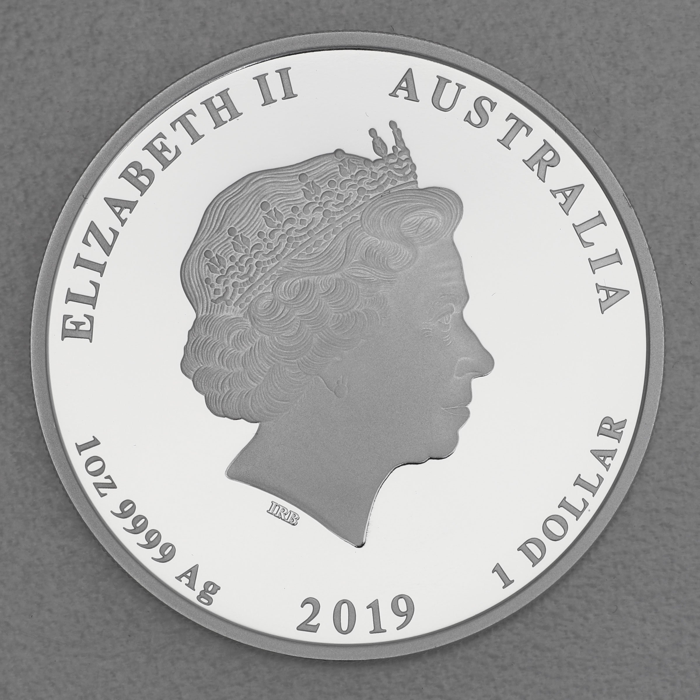 Silbermünze 1oz "Schwein" 2019 (PP) Lunar II – Year of the Pig (Australien) - Detailansicht 1