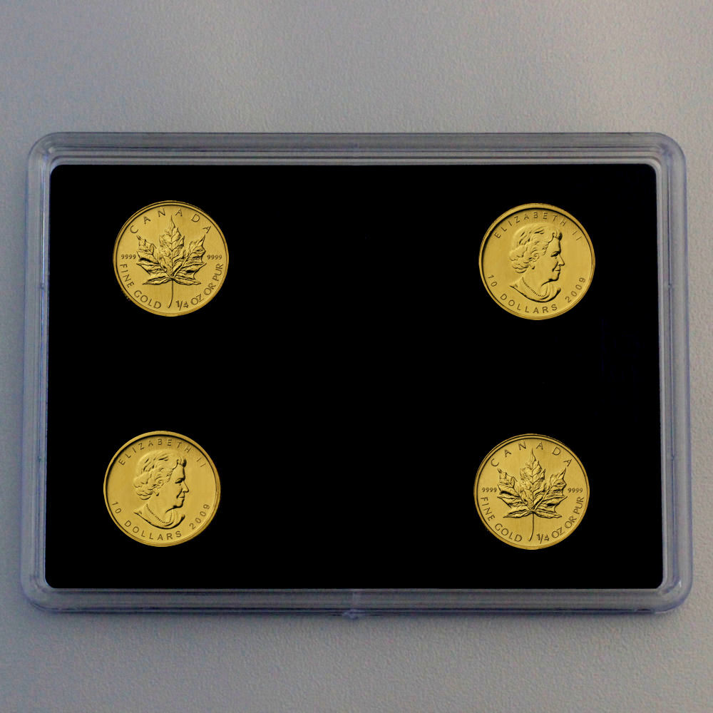 Goldmünzen 4 x 1/4oz "Maple Leaf" Set – 4-teilig (Kanada) - Hauptansicht