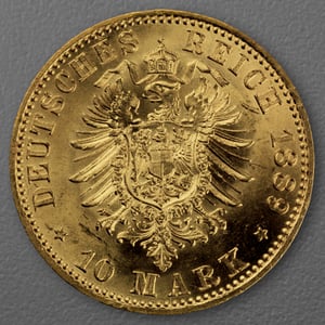 Goldmünze 10 Mark "Wilhelm II." 1889-A J.249 (Preußen) - Miniaturansicht 2