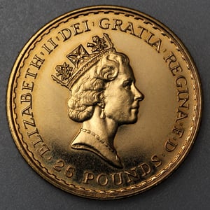 Goldmünze 1/4oz "Britannia" vor 2013 (22kt) (Großbritannien) - Miniaturansicht 2