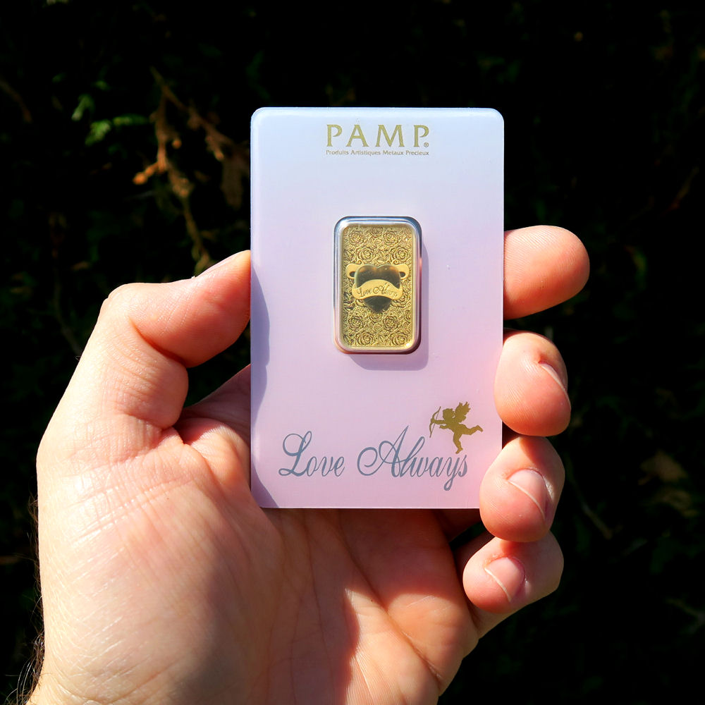 Goldbarren 10g PAMP "Love Always" - Detailansicht 7