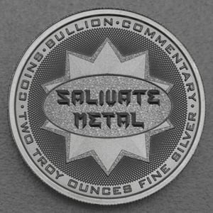 Silbermedaille 2oz "Salivate Metal" (USA) - Miniaturansicht 1