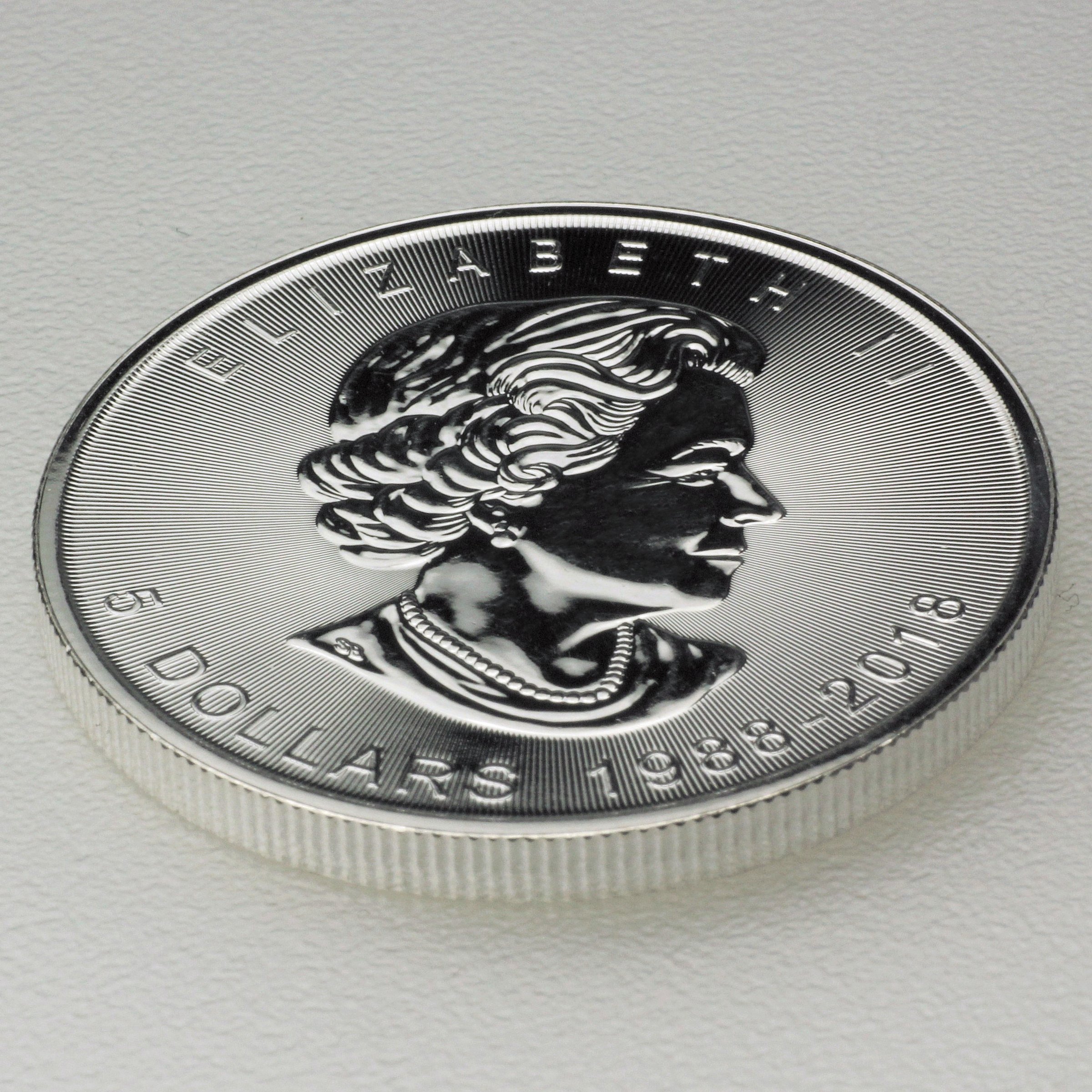 Silbermünze 1oz "Maple Leaf" 2018 30 Jubiläum (Kanada) - Detailansicht 3