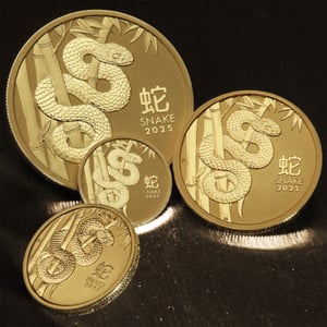 Goldmünze 1/10oz "Schlange" 2025 Lunar III – Year of the Snake (Australien) - Miniaturansicht 5