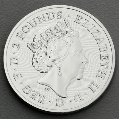 Silbermünze 1oz "Two Dragons" 2018 (Großbritannien) - Miniaturansicht 2