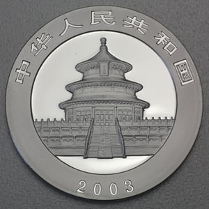 Silbermünze 1oz "Panda" 2003 (China) - Miniaturansicht 2