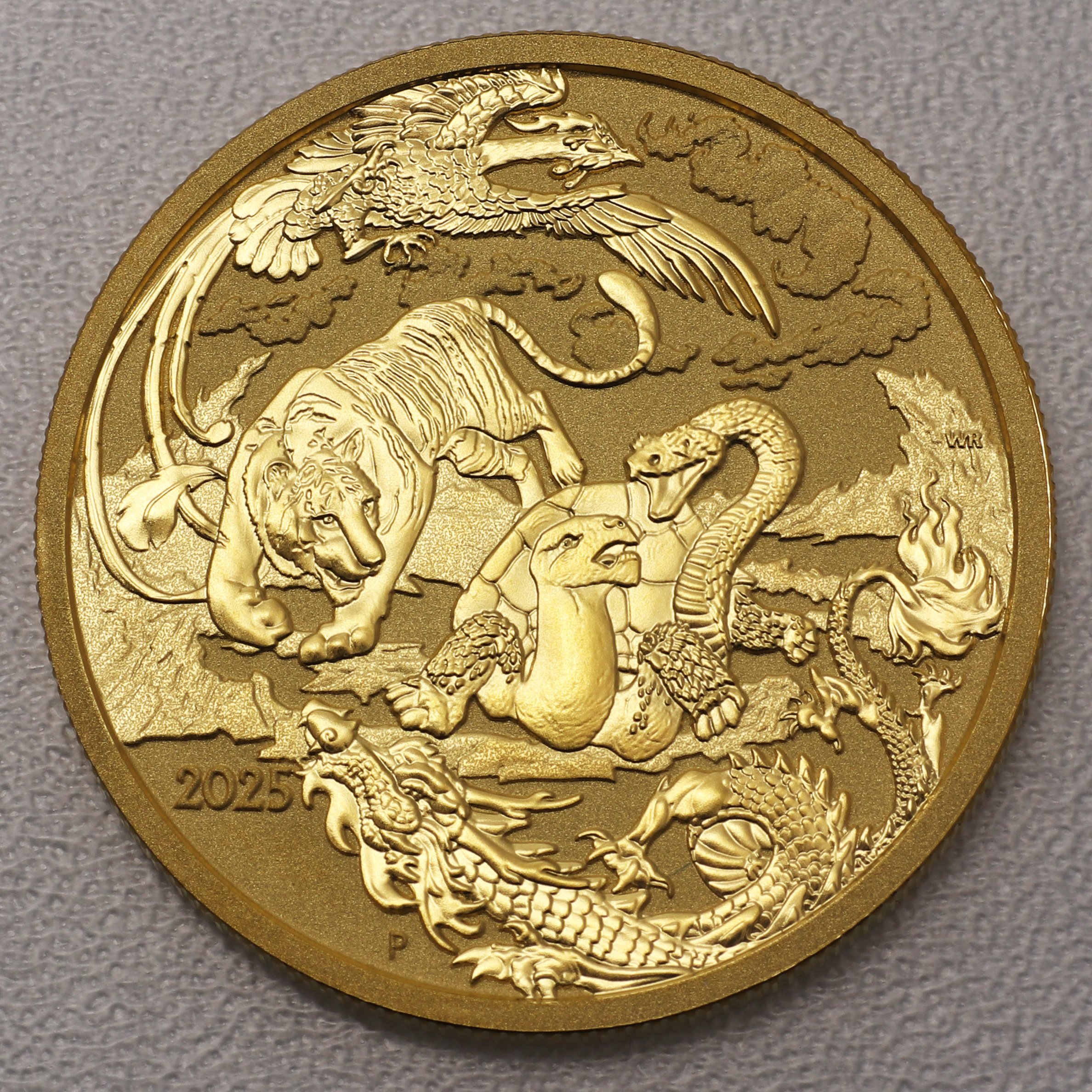 Goldmünze 1oz "Four Guardians" 2025 Chinese Myths & Legends (Australien) - Hauptansicht
