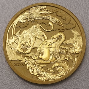 Goldmünze 1oz "Four Guardians" 2025 Chinese Myths & Legends (Australien) - Hauptansicht