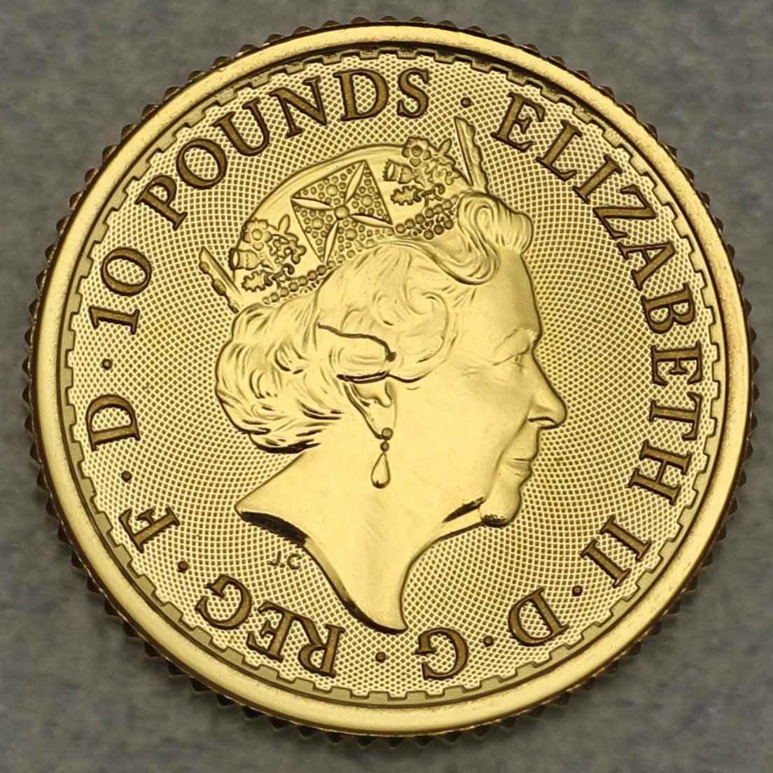 Goldmünze 1/10oz "Britannia" ab 2013 (24kt) (Großbritannien) - Detailansicht 1
