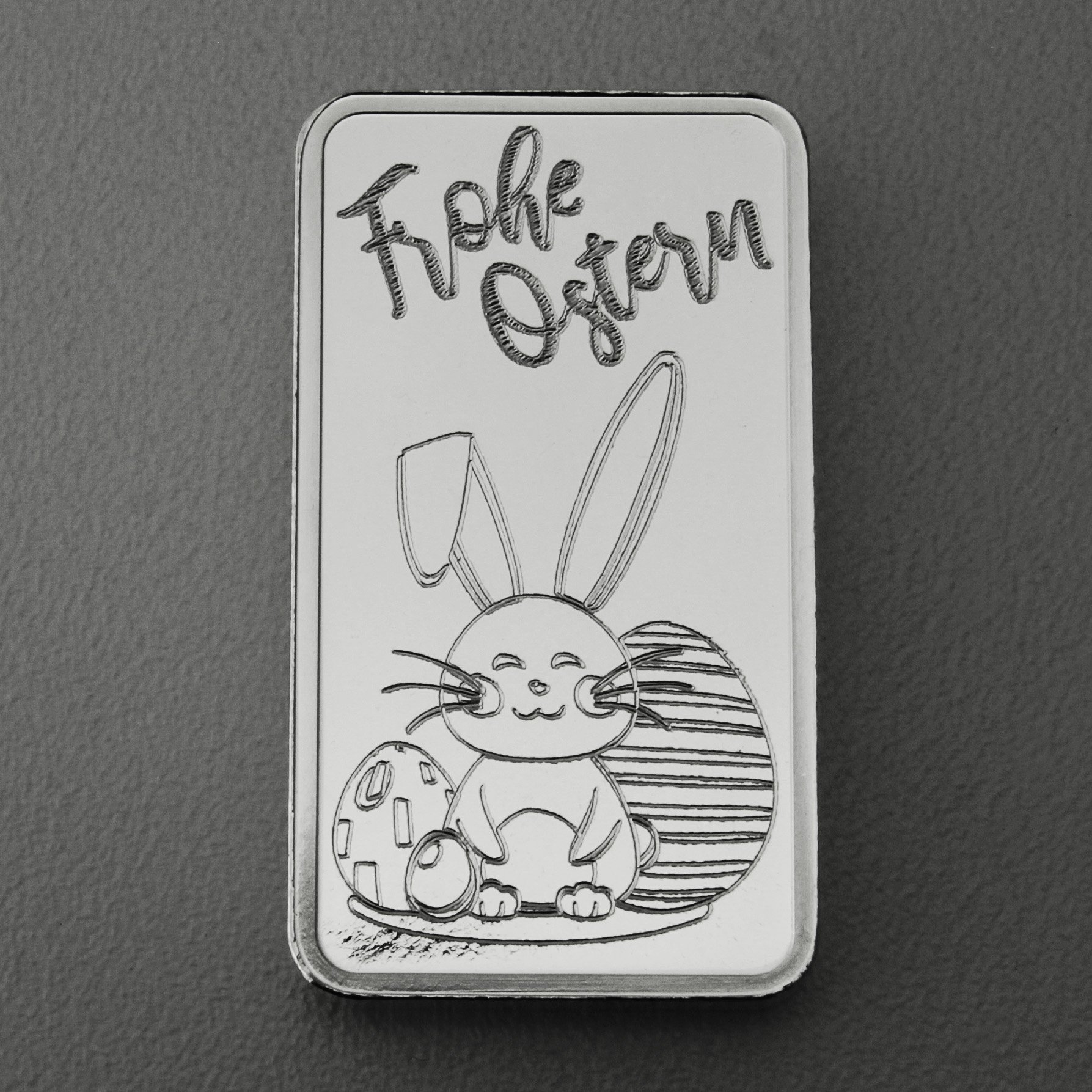 Silberbarren 1oz "Frohe Ostern" ESG - Hauptansicht