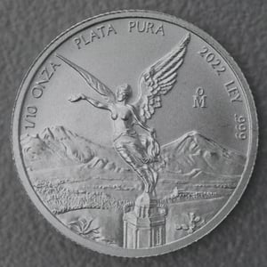 Silbermünze 1/10oz "Libertad" 2022 (Mexiko) - Miniaturansicht 1
