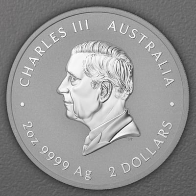 Silbermünze 2oz "Ziege" 2027 Lunar III – Year of the Goat (Australien) - Miniaturansicht 2