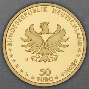 Goldmünze 50 Euro "Gesundheit" 2025 Deutsches Handwerk (Deutschland) - Miniaturansicht 2