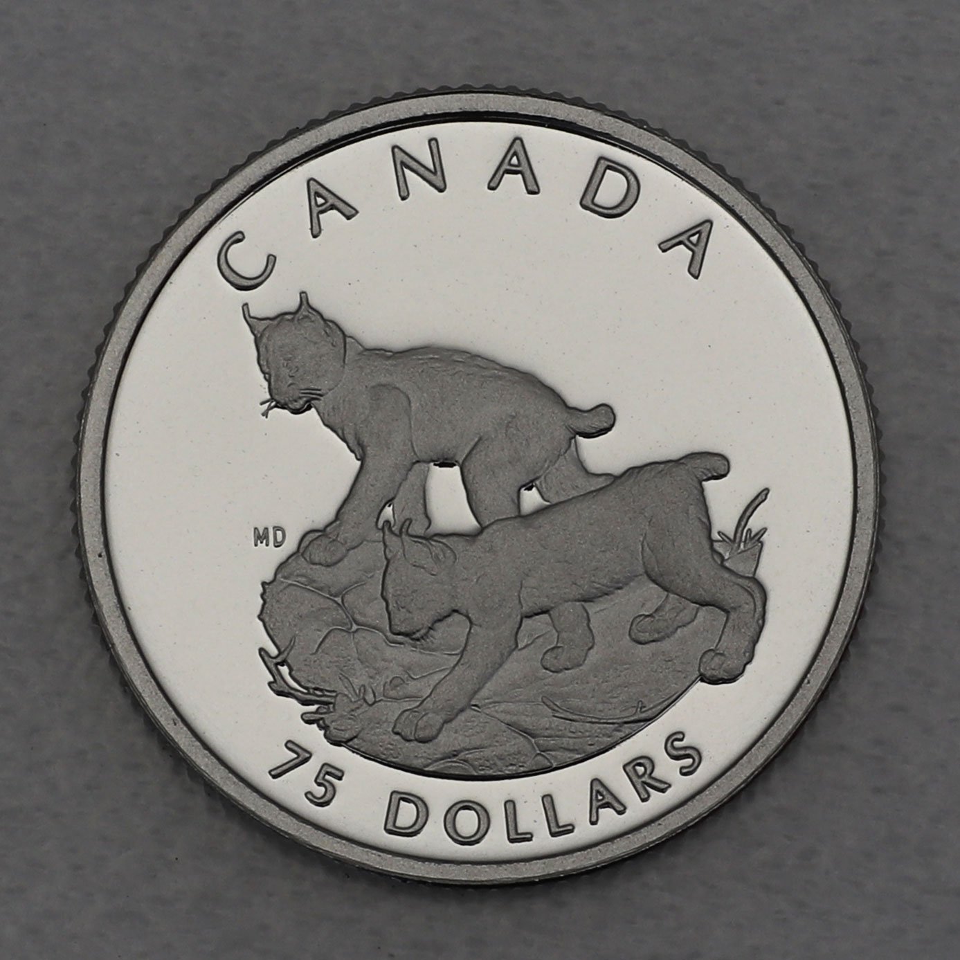 Platinmünze 1/4oz "Lynx" 1995 Wildlife Canada (Kanada) - Hauptansicht