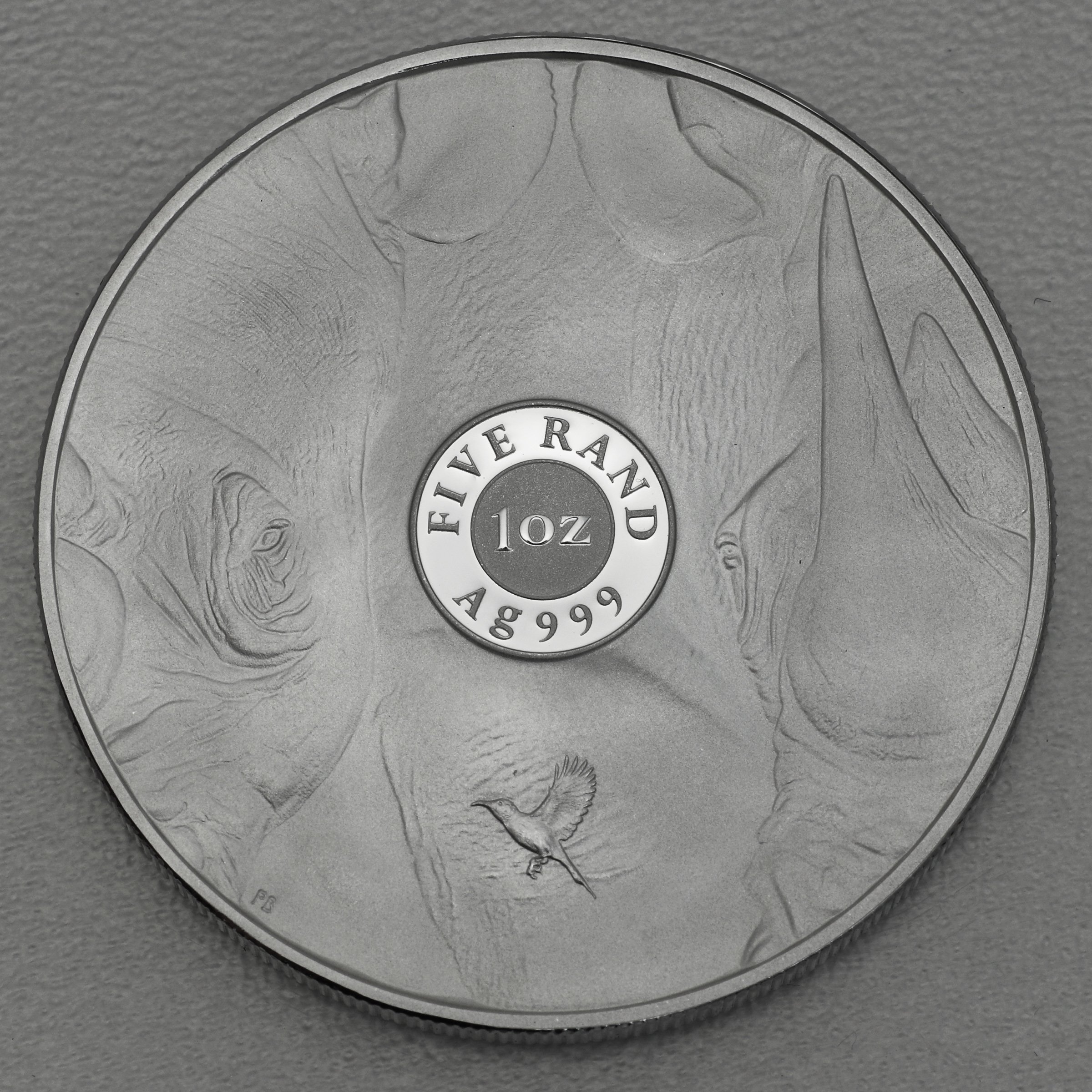 Silbermünze 1oz "Nashorn" 2025 (PP) Big Five III (Südafrika) - Detailansicht 1