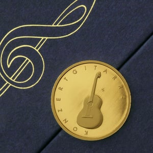 Goldmünze 50 Euro "Konzertgitarre" 2022 Musikinstrumente (Deutschland) - Miniaturansicht 6