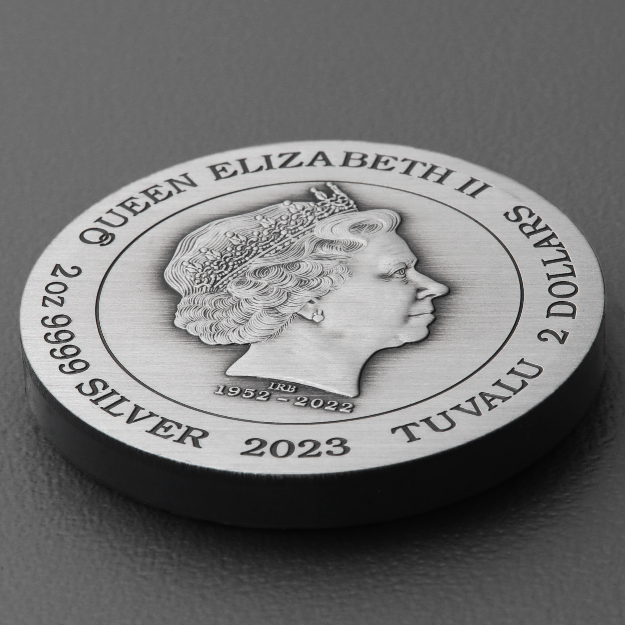 Silbermünze 2oz "The Phantom" 2023 (AF/koloriert) (Tuvalu) - Detailansicht 3