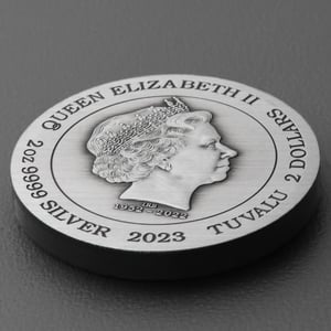 Silbermünze 2oz "The Phantom" 2023 (AF/koloriert) (Tuvalu) - Miniaturansicht 4