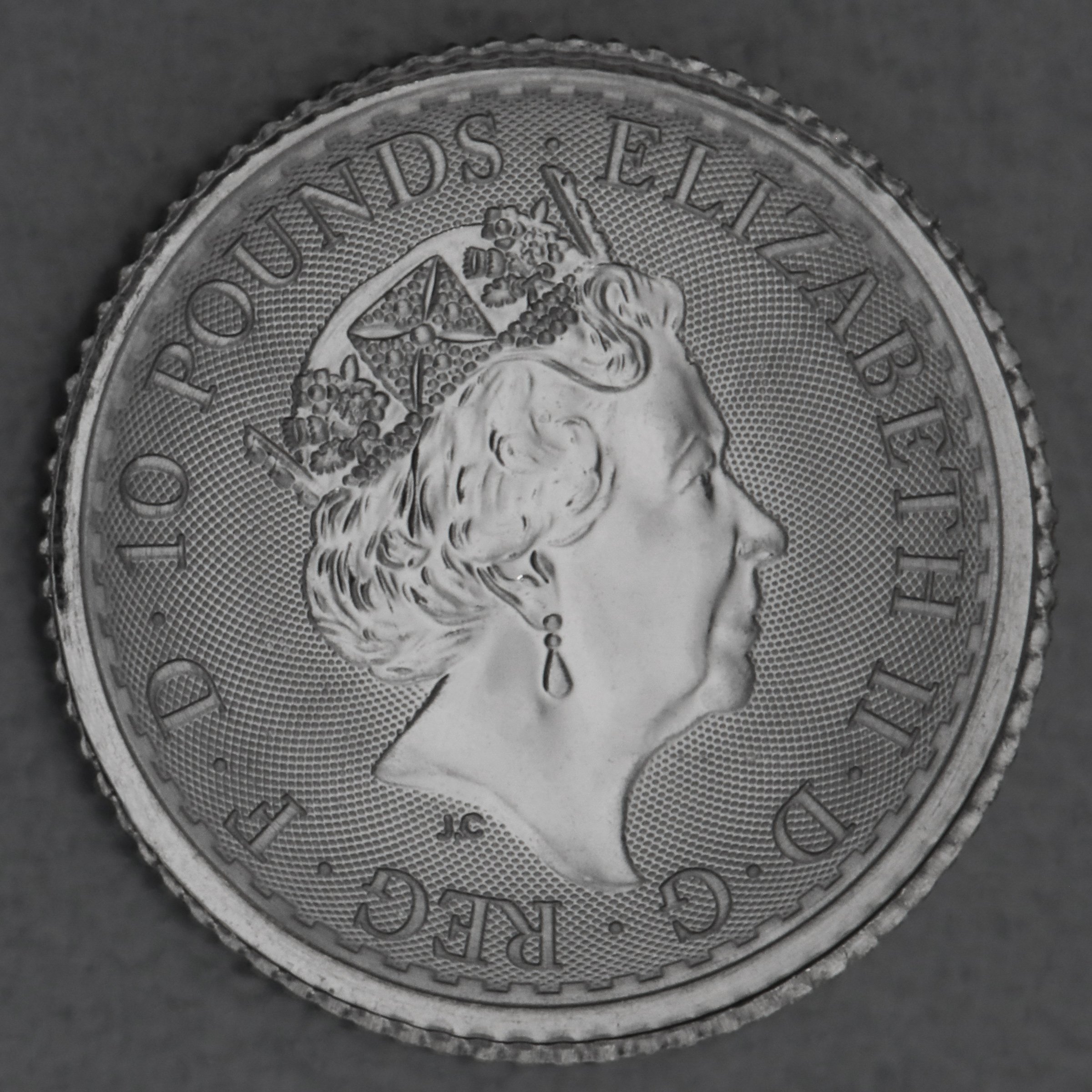 Platinmünze 1/10oz "Britannia" 2022 Elizabeth II. (Großbritannien) - Detailansicht 1