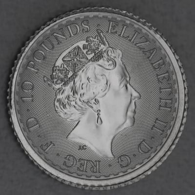Platinmünze 1/10oz "Britannia" 2022 Elizabeth II. (Großbritannien) - Miniaturansicht 2