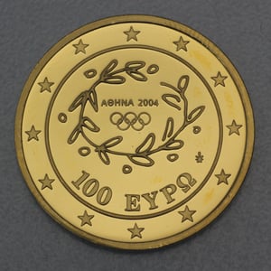 Goldmünze 100 Euro "Zappeion" 2003 Olympische Sommerspiele Athen 2004 (Griechenland) - Miniaturansicht 2