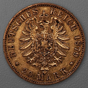Goldmünze 20 Mark "Wilhelm I." 1879-A J.246 (Preußen) - Miniaturansicht 2