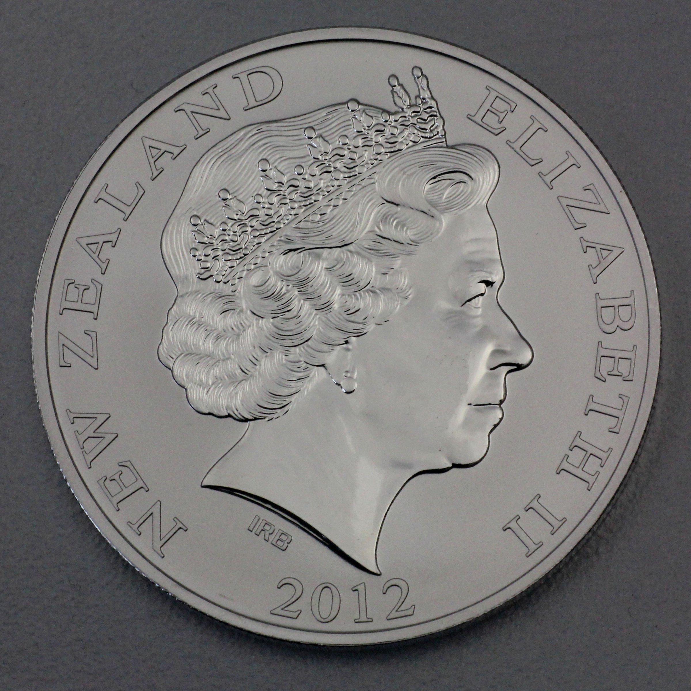 Silbermünze 1oz "Kiwi" 2012 Treasures of New Zealand (Neuseeland) - Detailansicht 1
