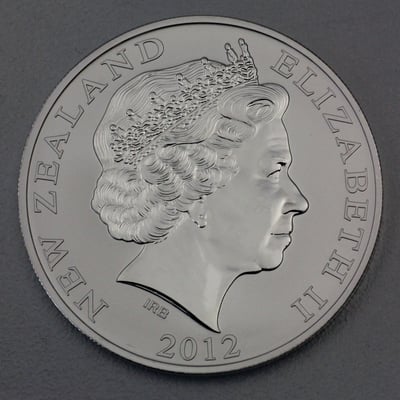 Silbermünze 1oz "Kiwi" 2012 Treasures of New Zealand (Neuseeland) - Miniaturansicht 2