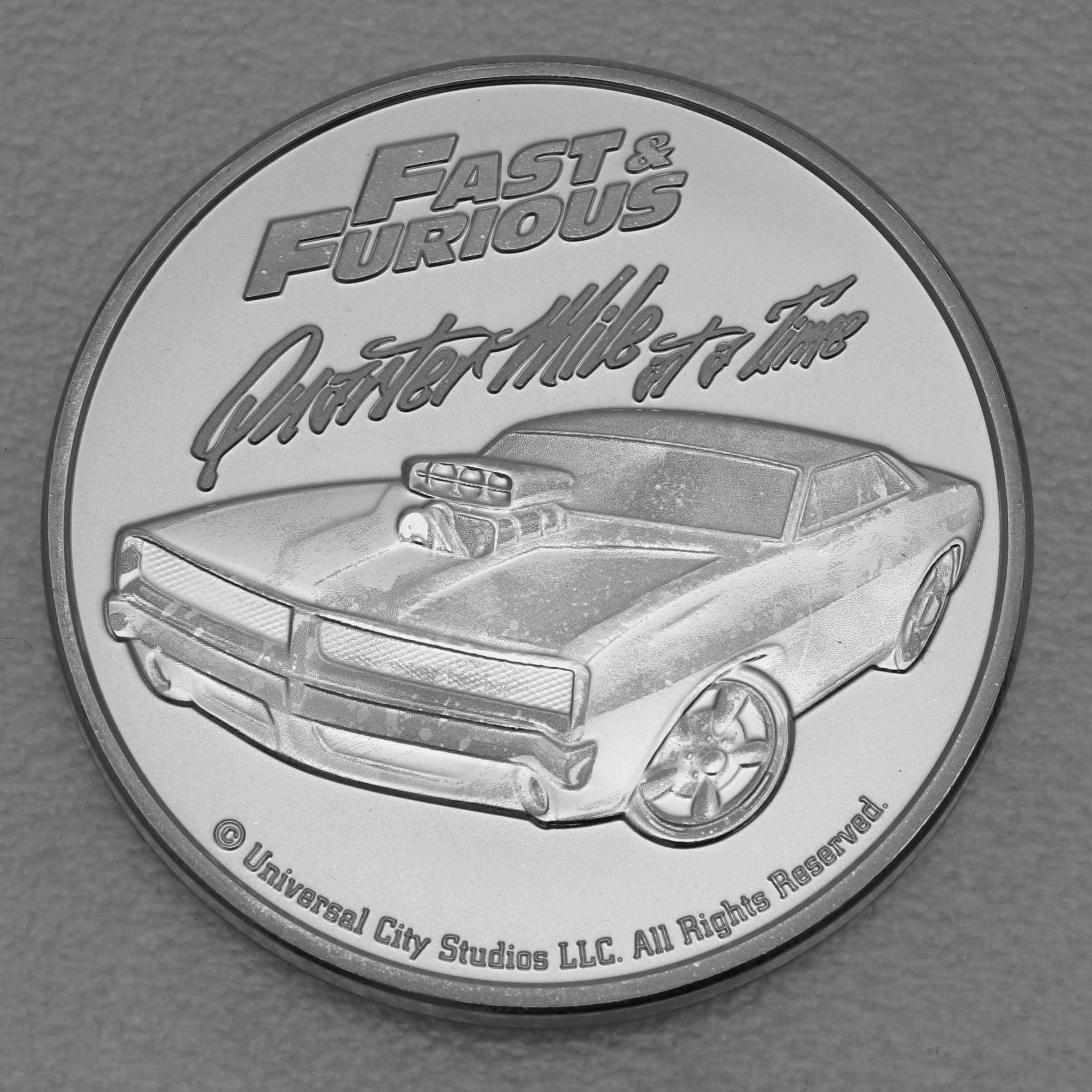 Silbermünze 1oz "Fast and Furious" 2023 Quater Mile at a Time (Samoa) - Hauptansicht