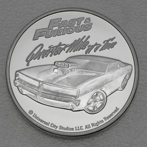 Silbermünze 1oz "Fast and Furious" 2023 Quater Mile at a Time (Samoa) - Hauptansicht