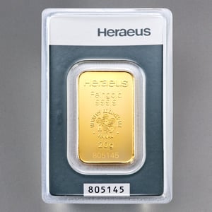 Goldbarren 20g "Kinebar" HERAEUS - Hauptansicht
