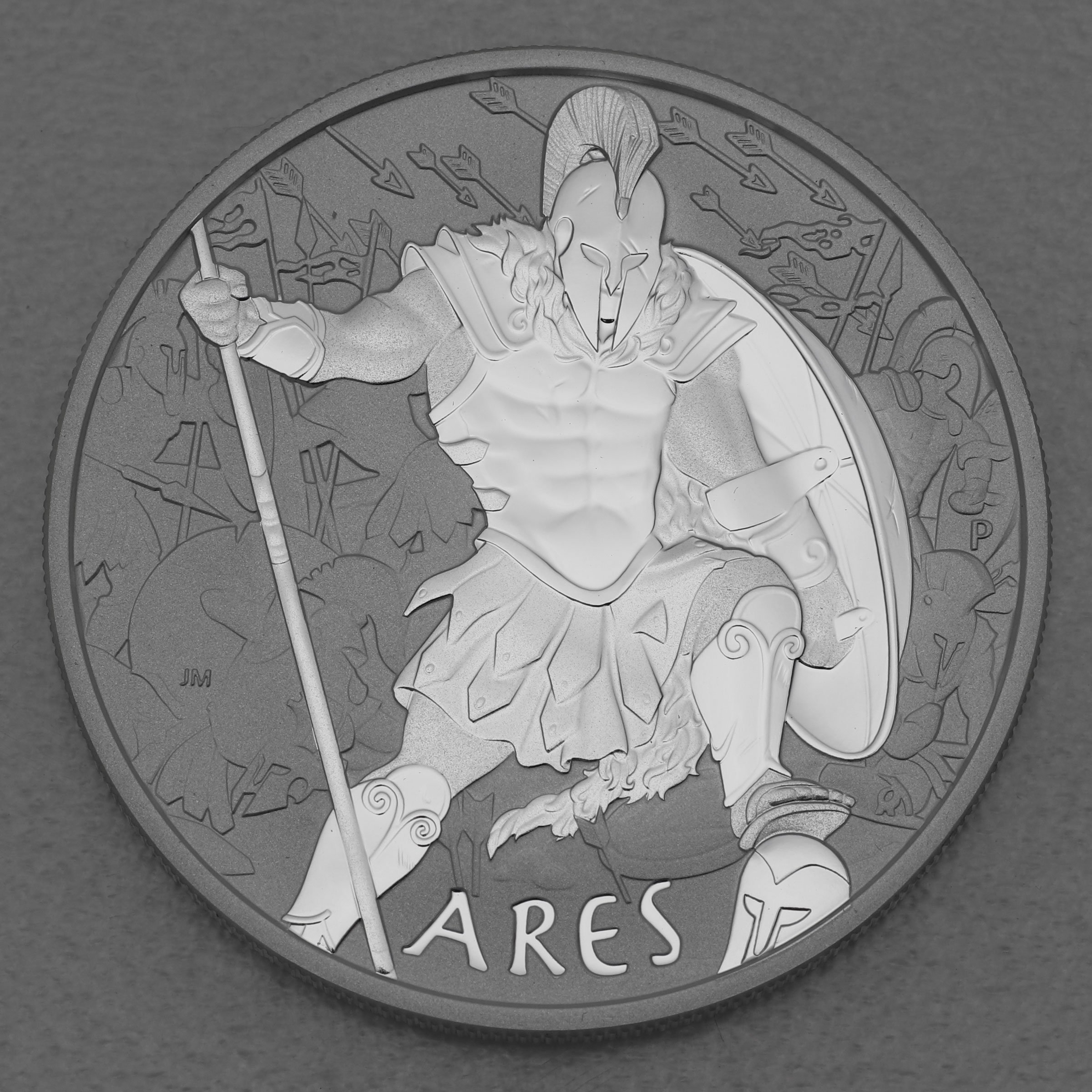 Silbermünze 1oz "Ares" 2023 Gods of Olympus (Tuvalu) - Hauptansicht