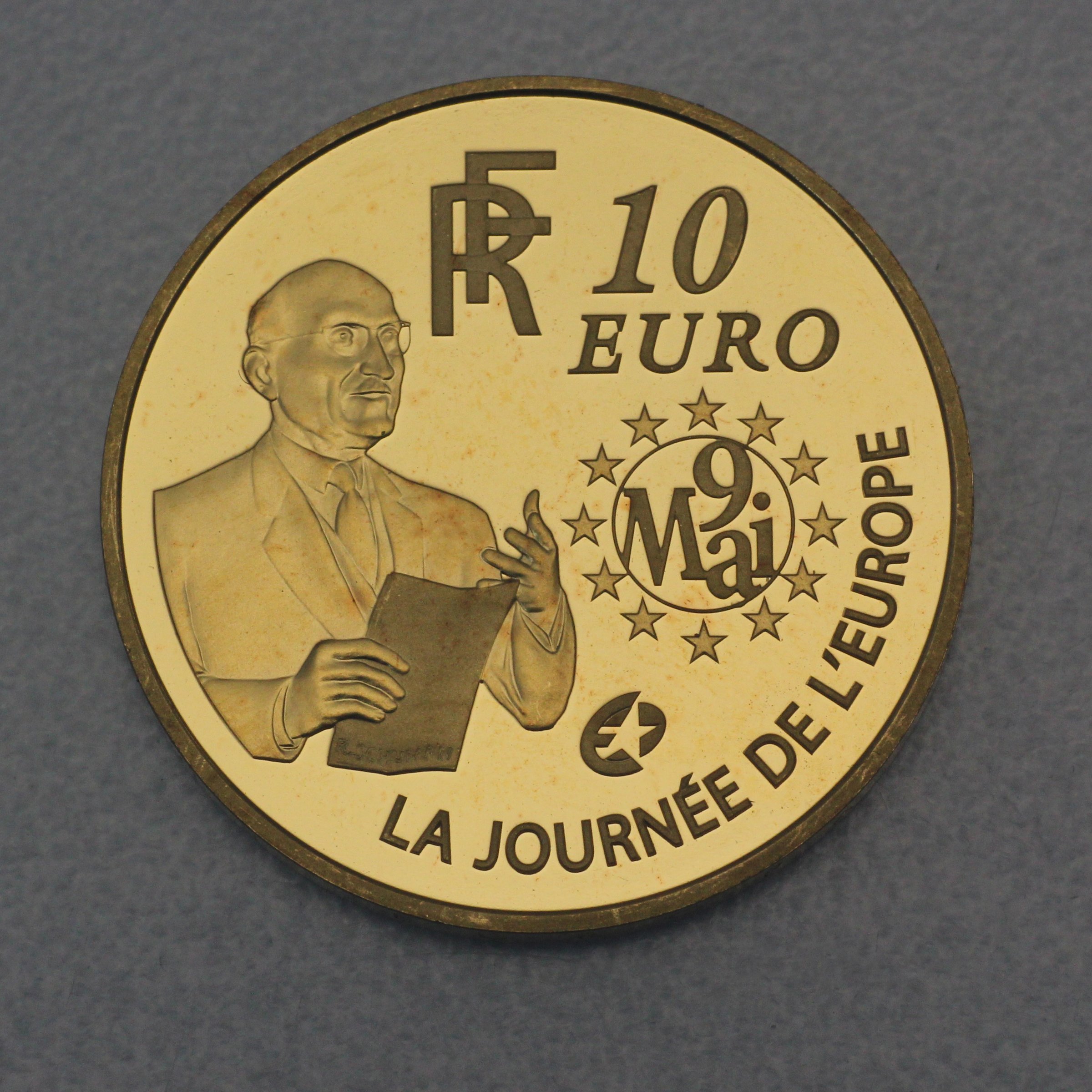Goldmünze 10 Euro "R. Schumann" 2006 (Frankreich) - Hauptansicht