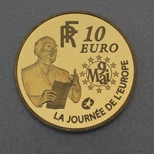 Goldmünze 10 Euro "R. Schumann" 2006 (Frankreich) - Miniaturansicht 1
