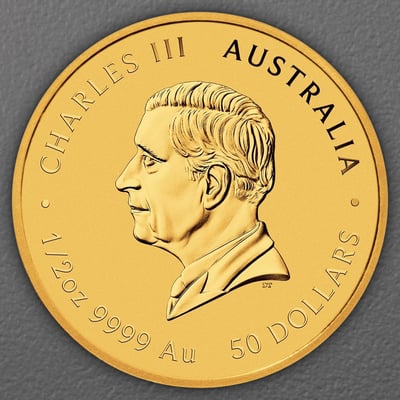 Goldmünze 1/2oz "Ziege" 2027 Lunar III – Year of the Goat (Australien) - Miniaturansicht 2