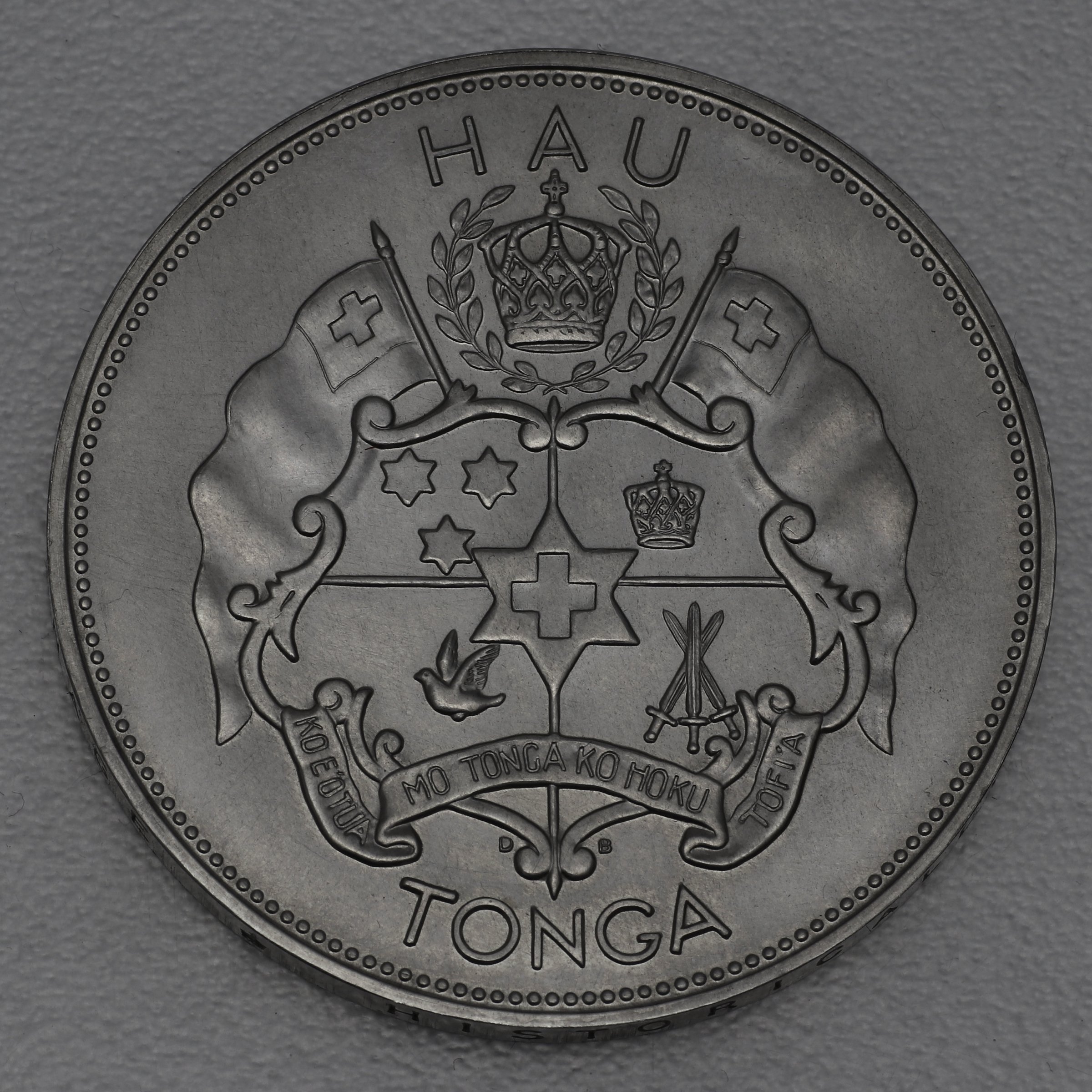 Palladiummünzen "Coronation 1967 Set" 1 Hau + 1/2 Hau + 1/4 Hau (Tonga) - Detailansicht 7