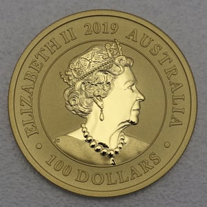 Goldmünze 1oz "Bird of Paradise" 2019 Manucodia (Australien) - Miniaturansicht 2