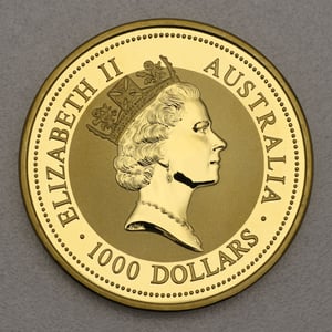 Goldmünze 10oz "Känguru" 1996 Australian Nugget (Australien) - Miniaturansicht 2