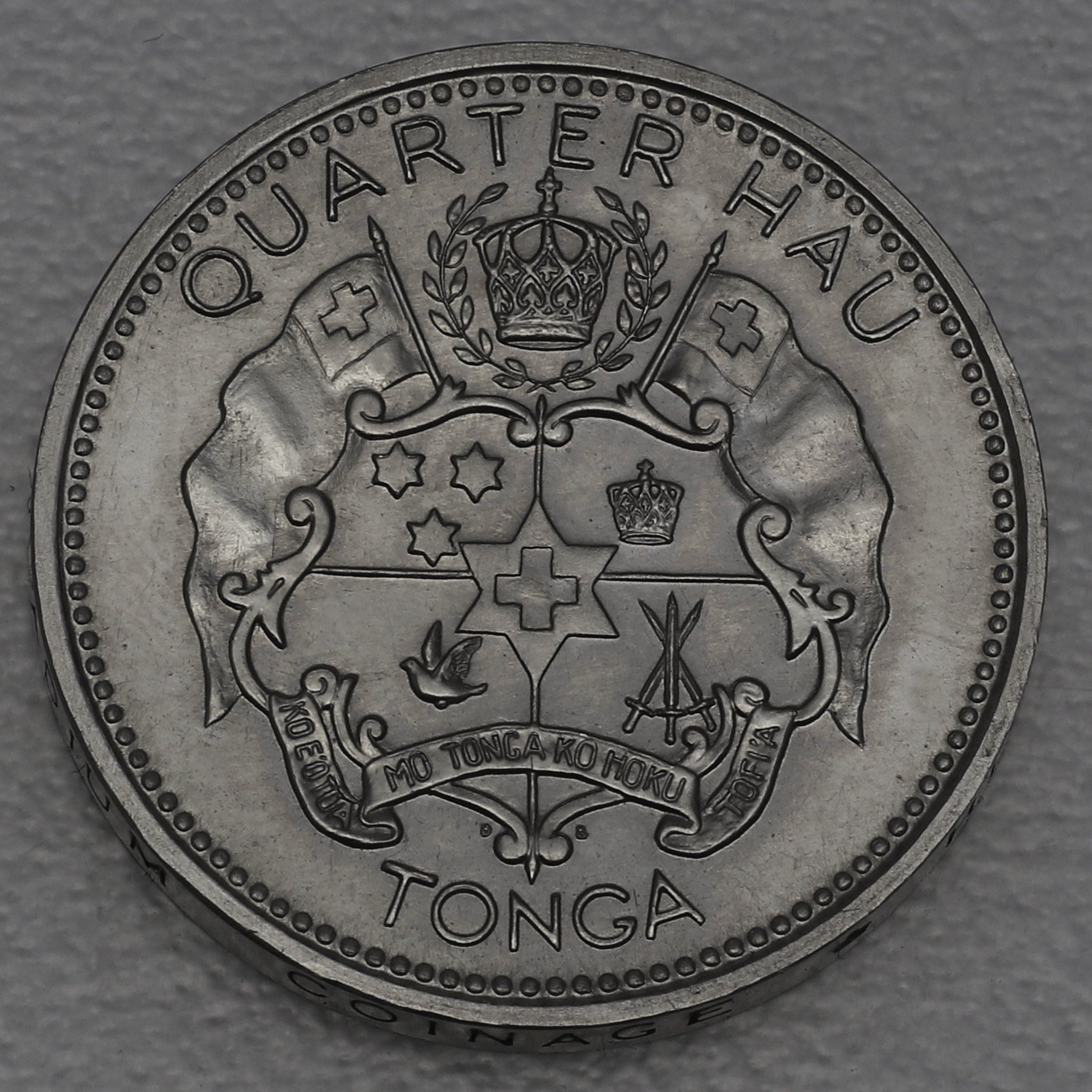 Palladiummünzen "Coronation 1967 Set" 1 Hau + 1/2 Hau + 1/4 Hau (Tonga) - Detailansicht 9
